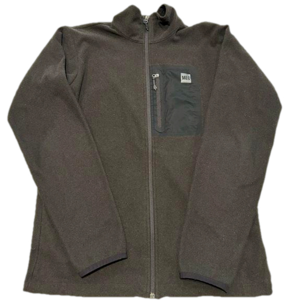 MEC (Mountain equipement coop) Zip up Sweater Layer Dark Gray, Women size small
